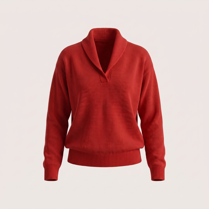 CLASSIC V-NECK KNIT SWEATER
