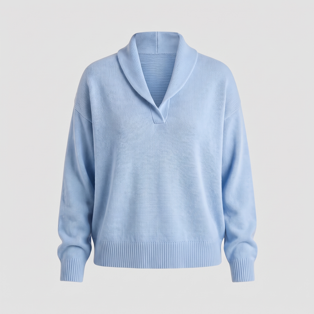 CLASSIC V-NECK KNIT SWEATER