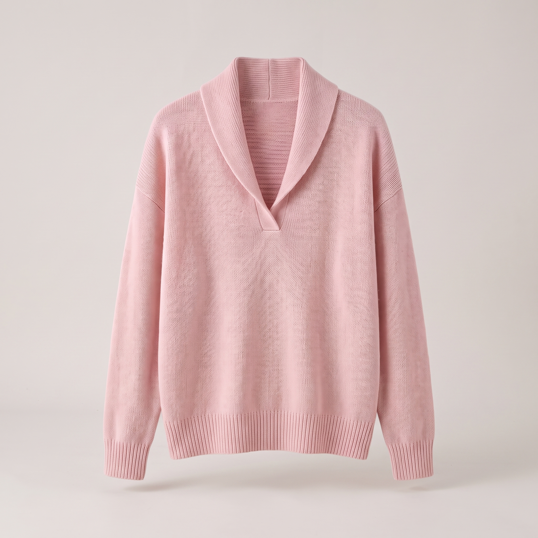 CLASSIC V-NECK KNIT SWEATER