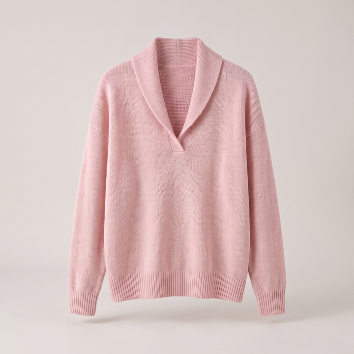 CLASSIC V-NECK KNIT SWEATER