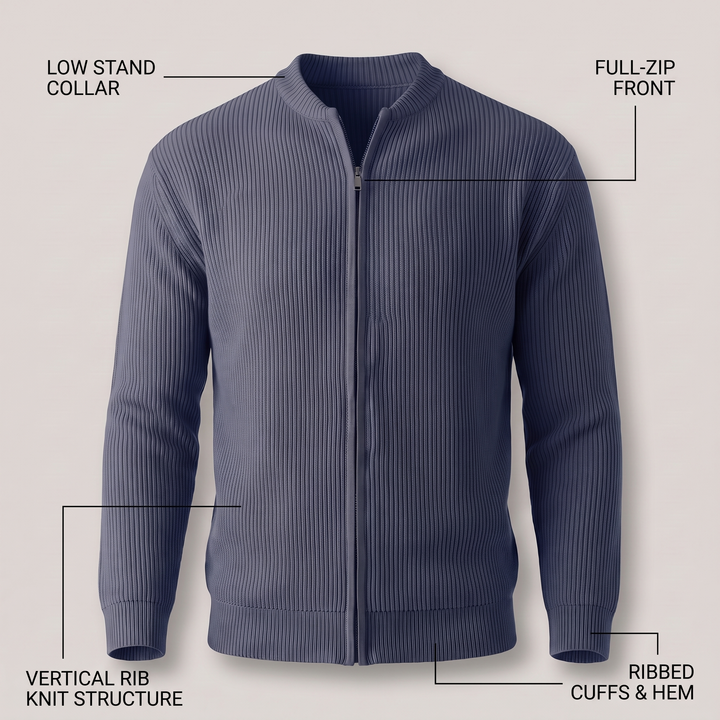 MODERN HERITAGE KNIT JACKET