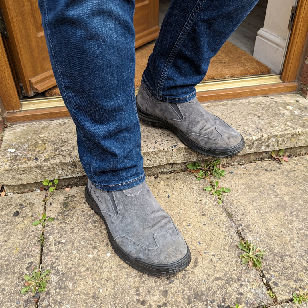 CUSHIONED WALKING SLIP-ONS