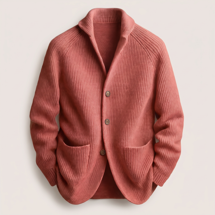 REFINED RIBBED KNIT BLAZER