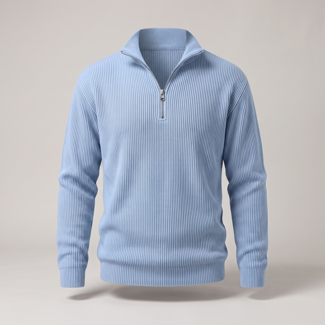 SMART CASUAL RIBBED SWEATER