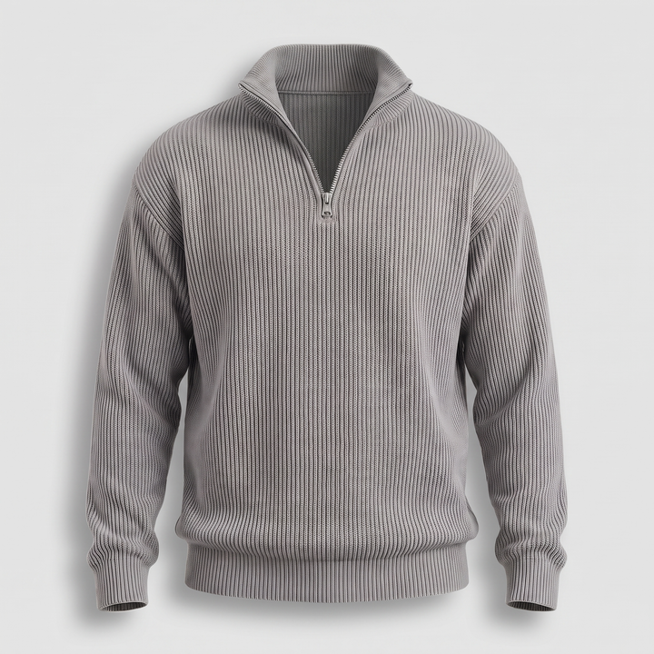 SMART CASUAL RIBBED SWEATER