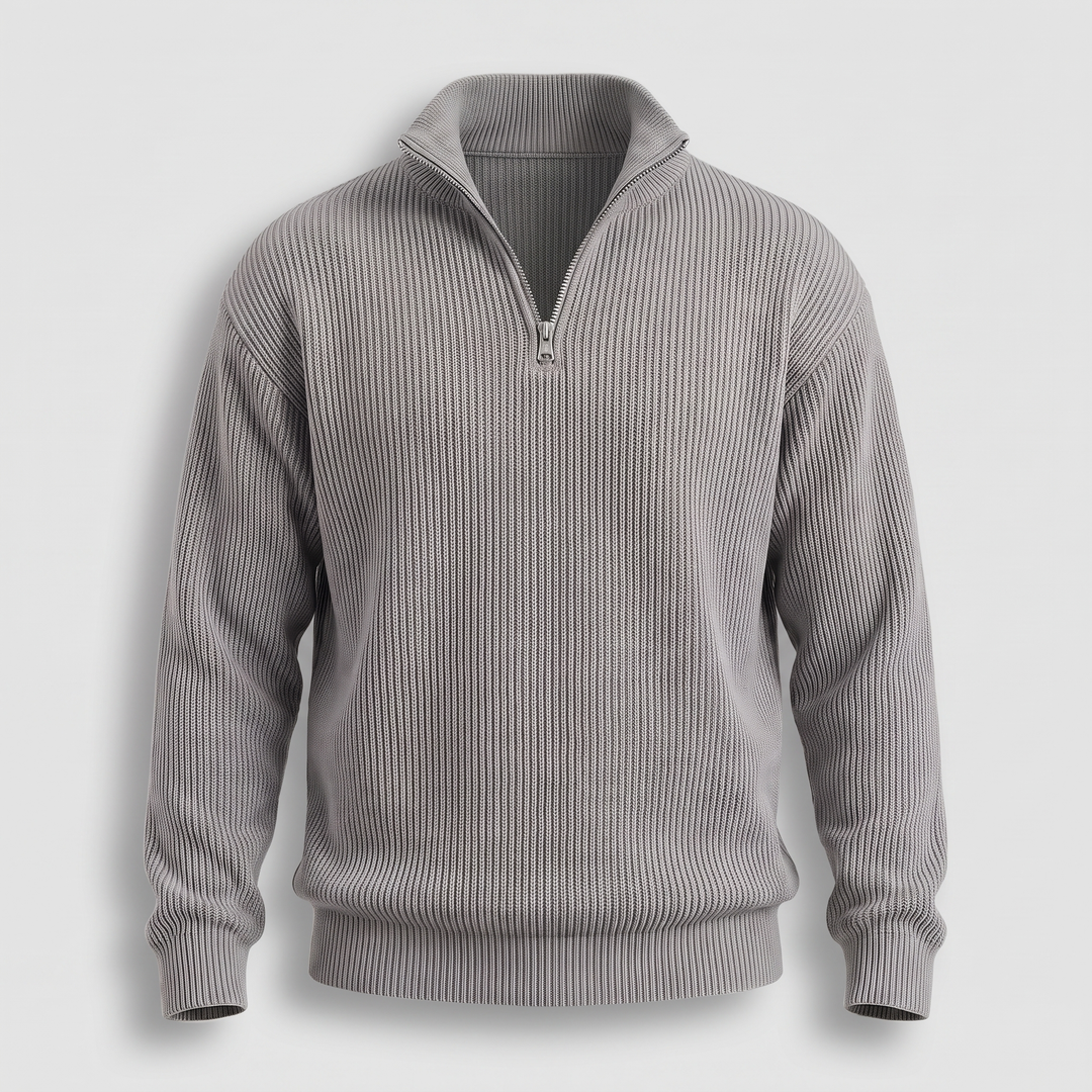 SMART CASUAL RIBBED SWEATER