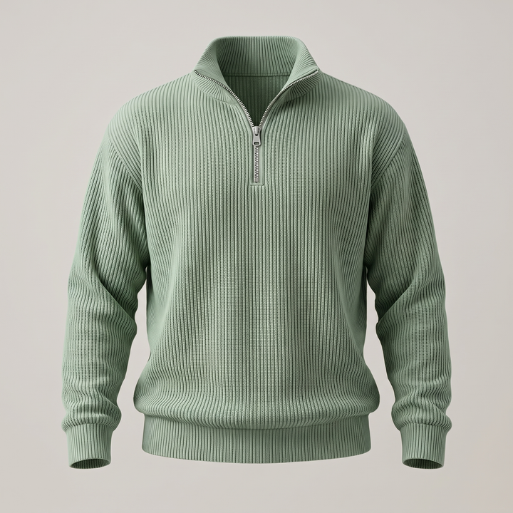 SMART CASUAL RIBBED SWEATER