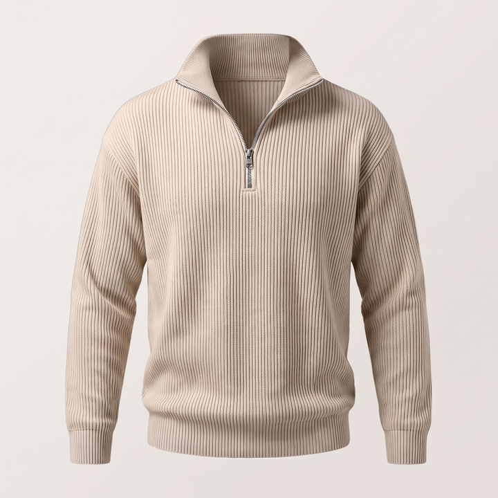SMART CASUAL RIBBED SWEATER