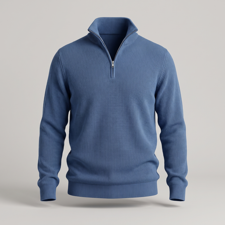 SMART CASUAL RIBBED SWEATER