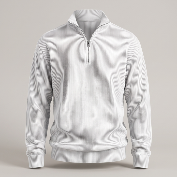 SMART CASUAL RIBBED SWEATER
