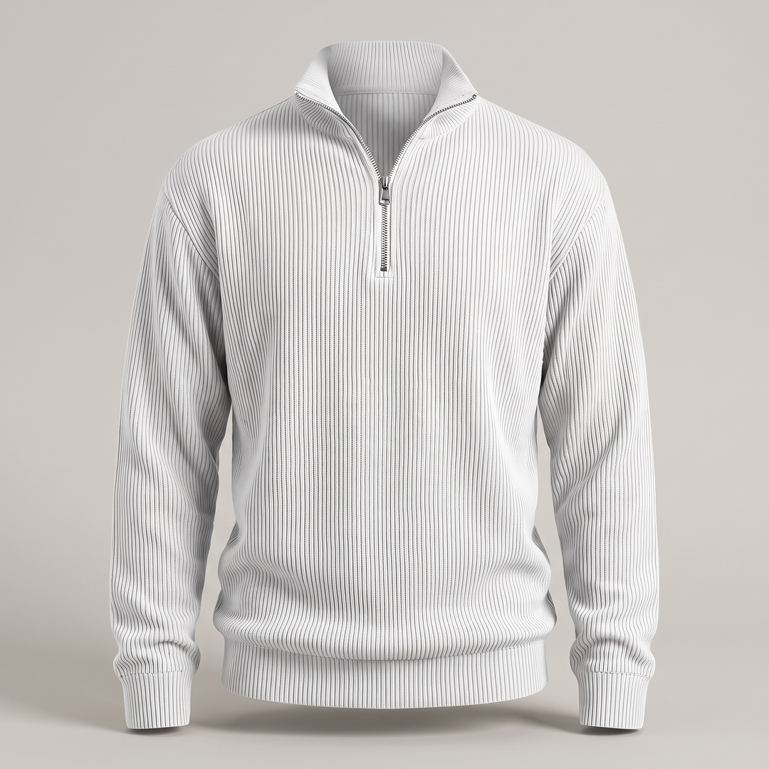 SMART CASUAL RIBBED SWEATER
