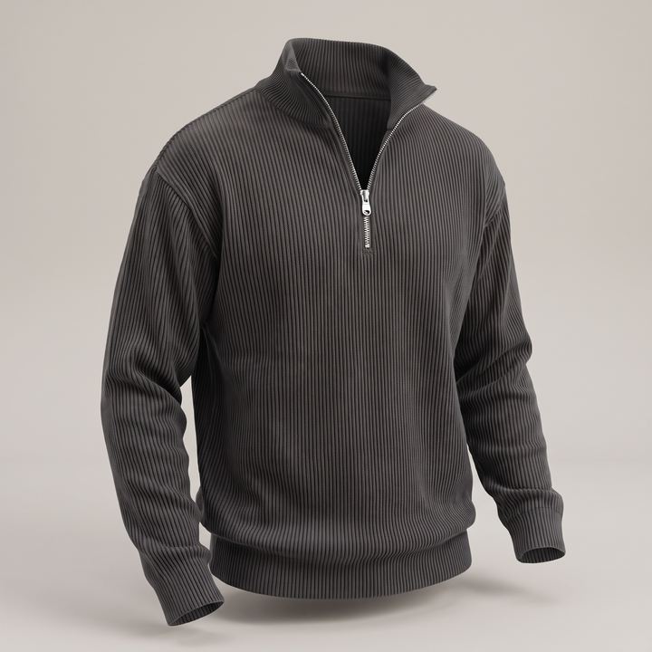 SMART CASUAL RIBBED SWEATER