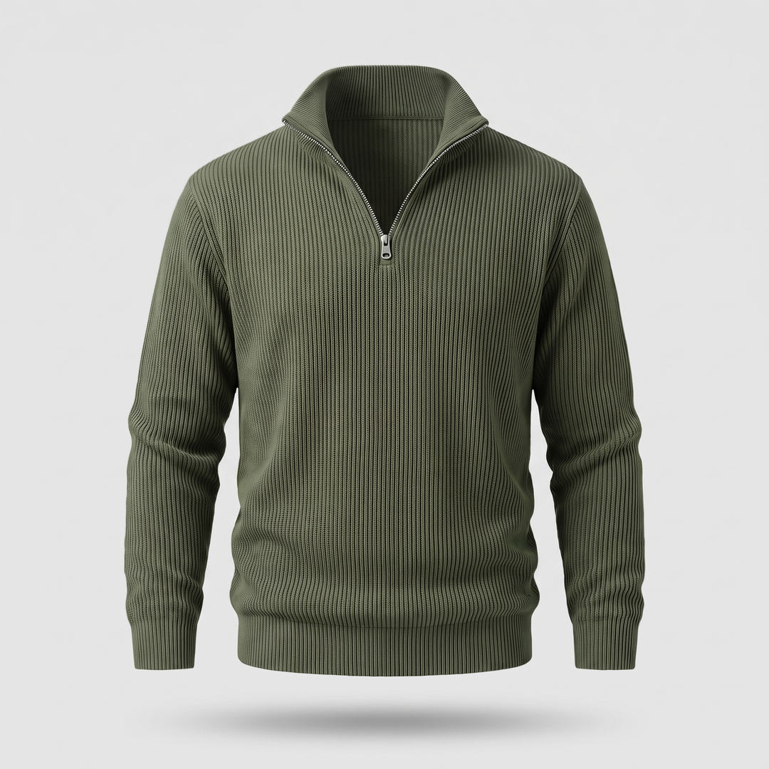 SMART CASUAL RIBBED SWEATER