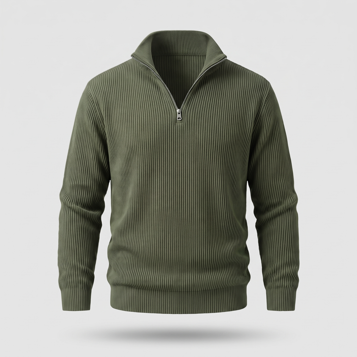 SMART CASUAL RIBBED SWEATER