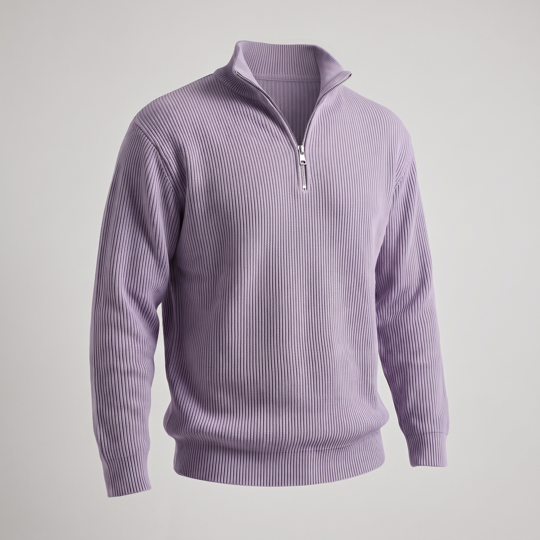 SMART CASUAL RIBBED SWEATER