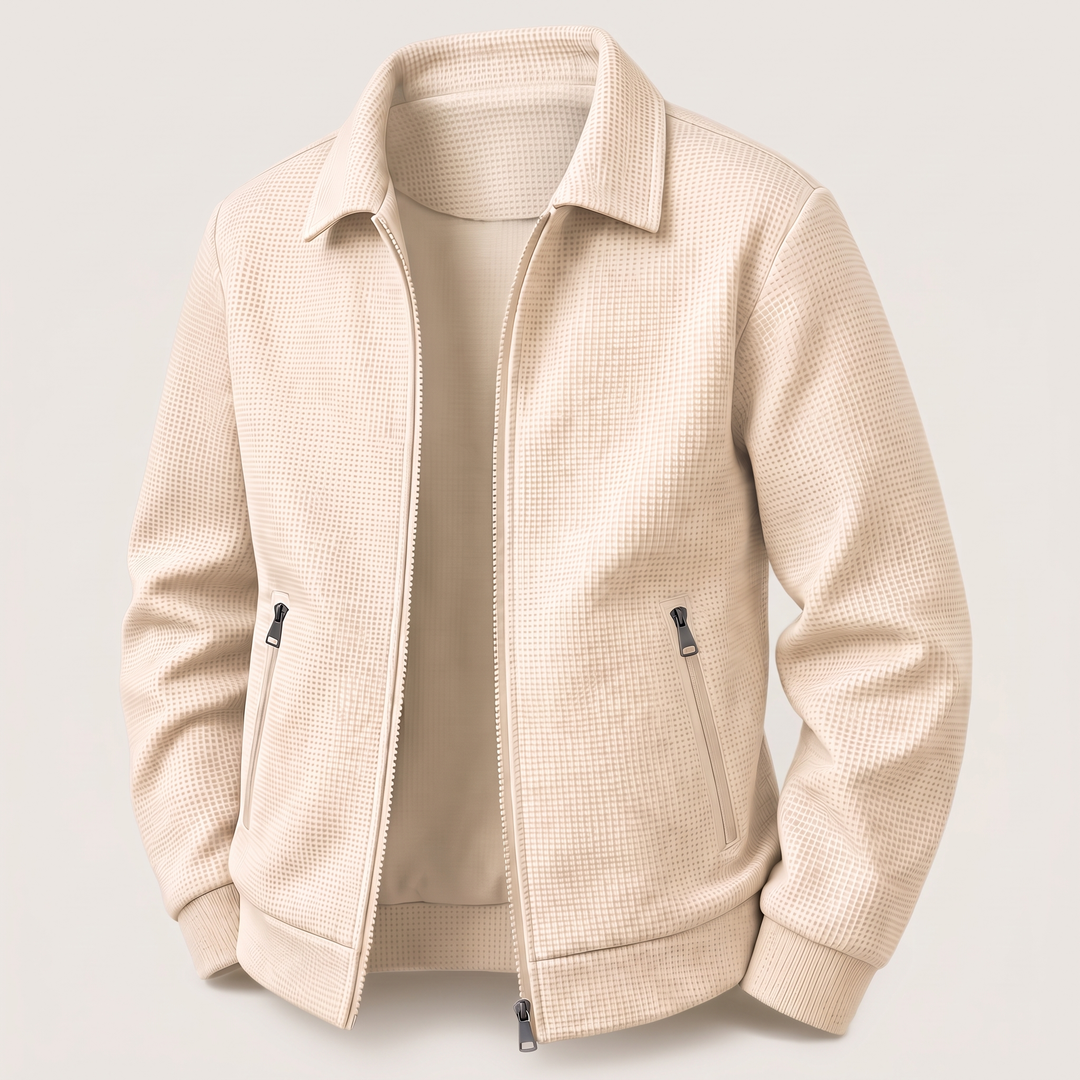 HARBOUR TEXTURED ZIP JACKET