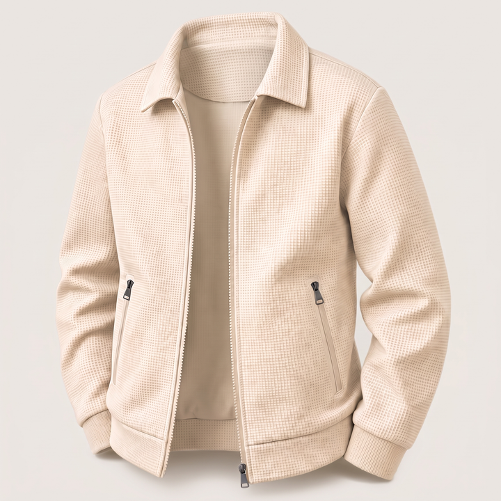 HARBOUR TEXTURED ZIP JACKET