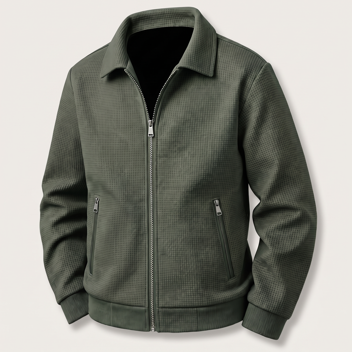 HARBOUR TEXTURED ZIP JACKET