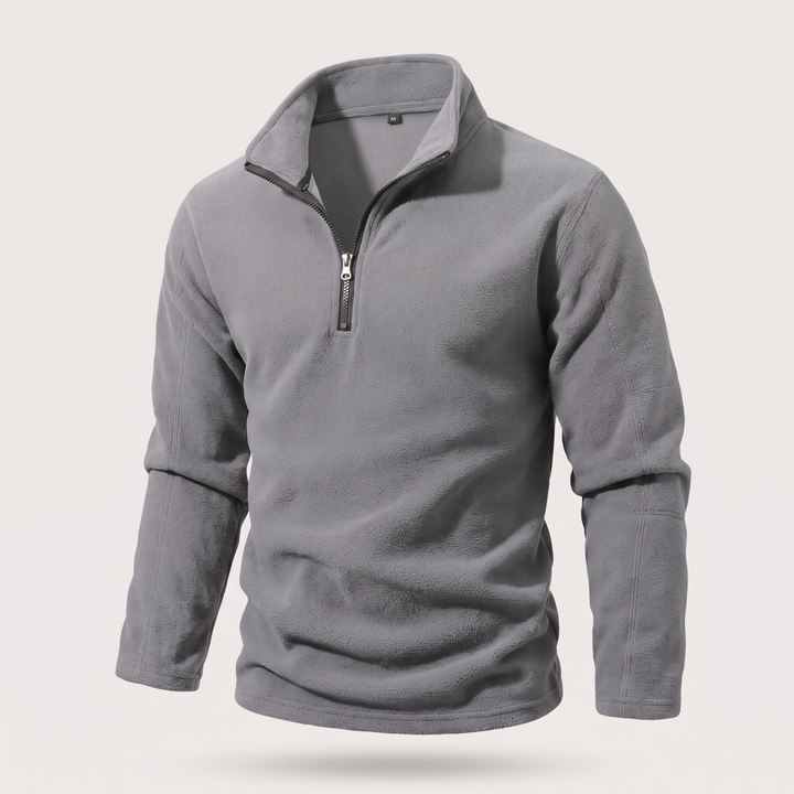 SMART STAND COLLAR SWEATSHIRT