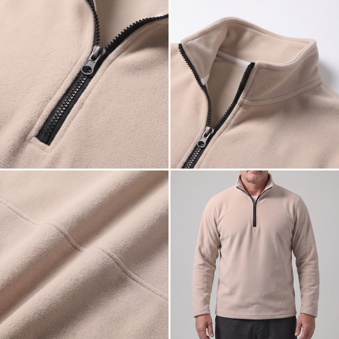 SMART STAND COLLAR SWEATSHIRT
