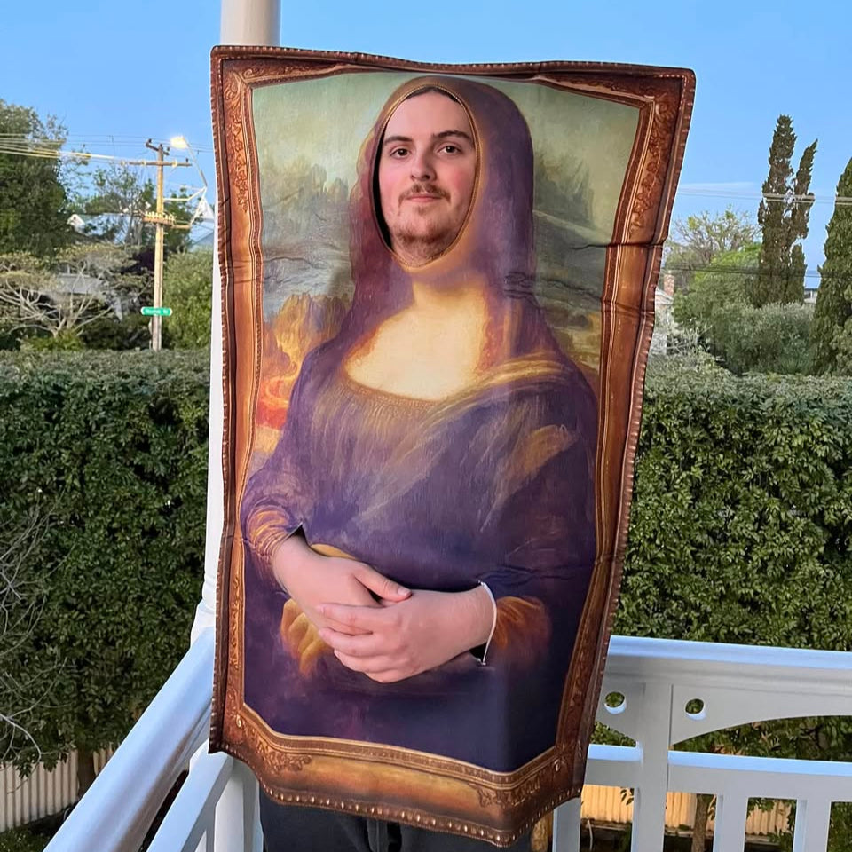 Mona Lisa &amp; The Scream Halloween Costumes