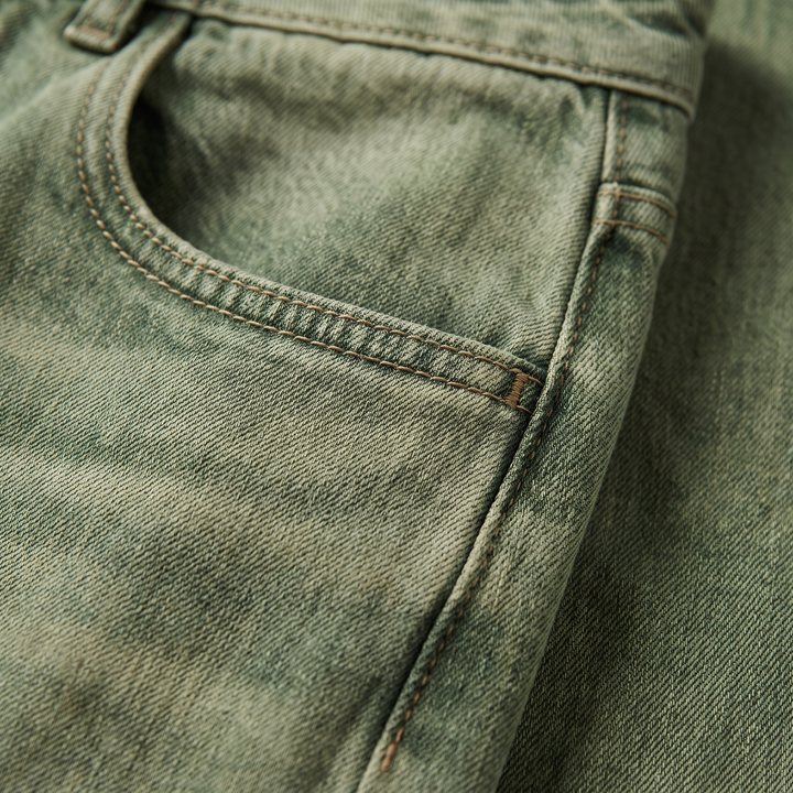 CLASSIC WIDE LEG DENIM PANTS