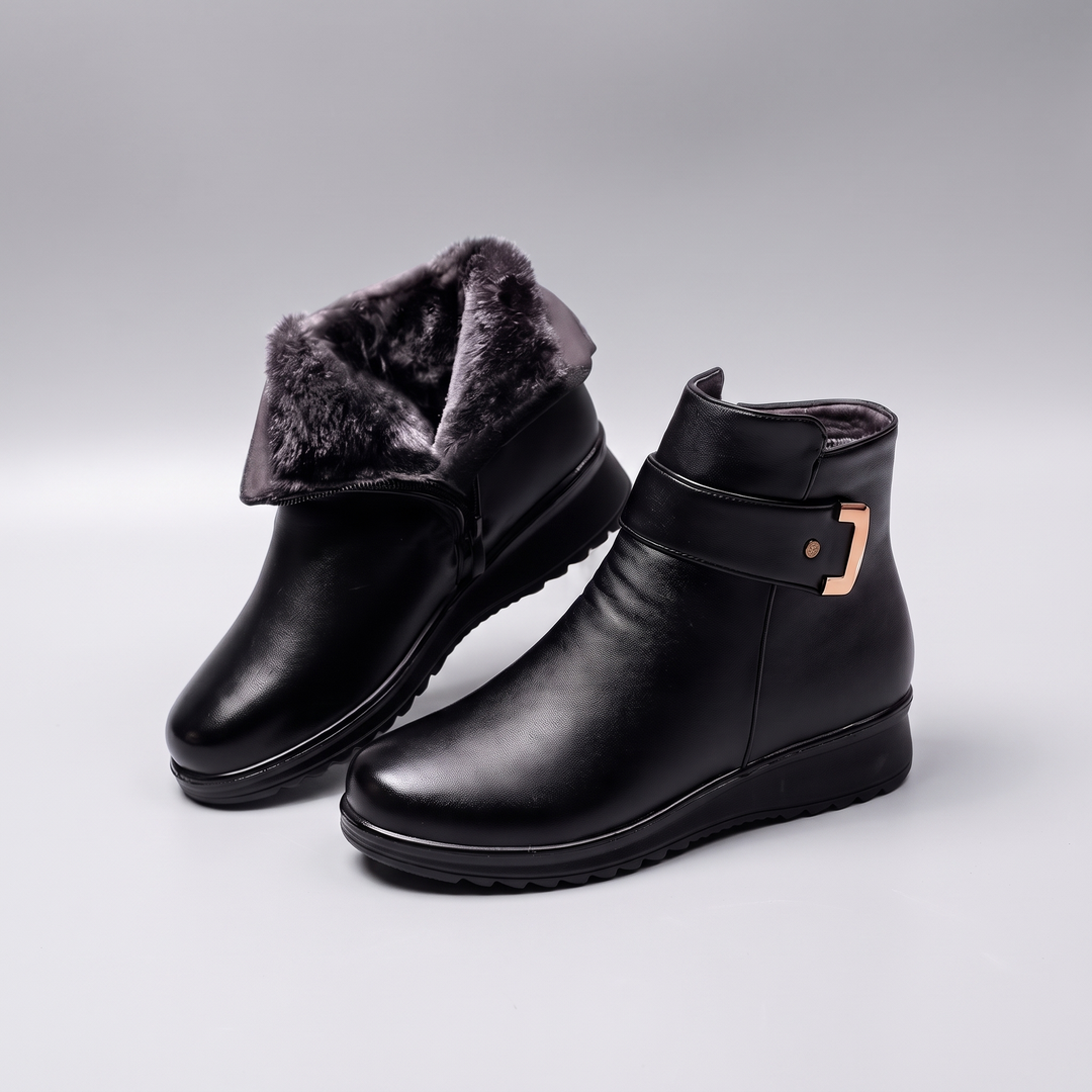 CLASSIC BUCKLE ANKLE BOOTS