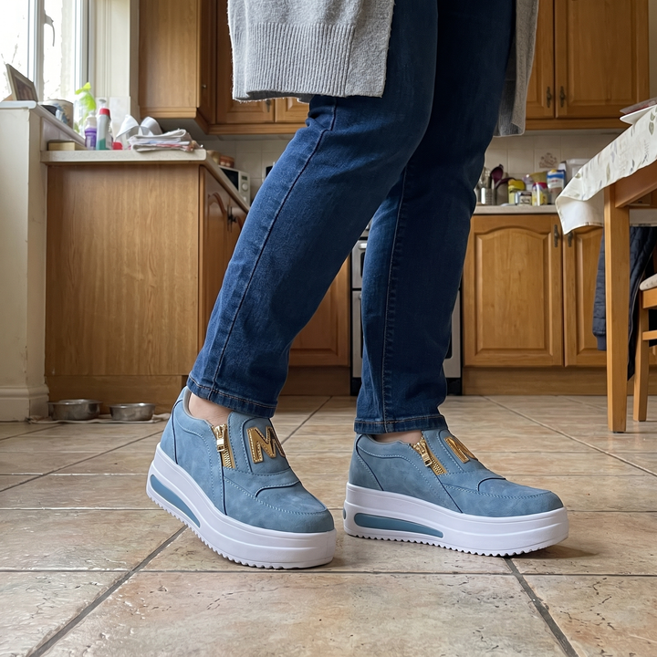 CUSHIONED SLIP ON SNEAKERS