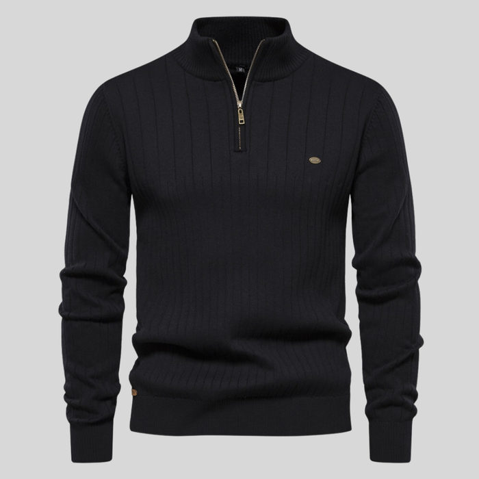 ZYRIC ZIP-UP SWEATER