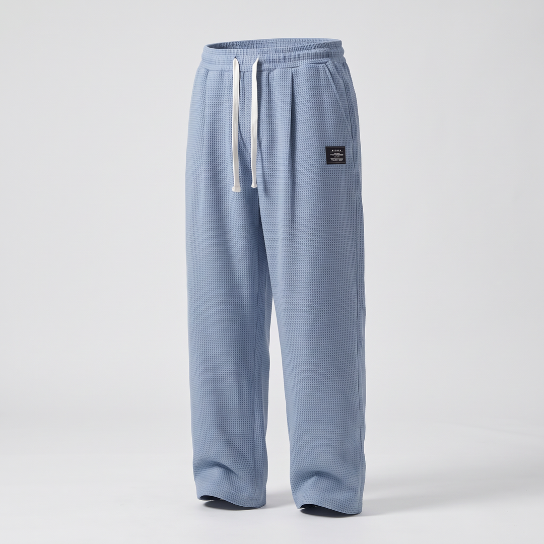TEXTURED RELAXED FIT PANTS