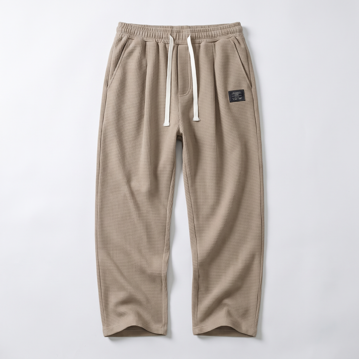 TEXTURED RELAXED FIT PANTS