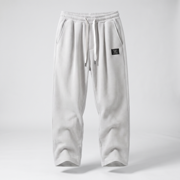 TEXTURED RELAXED FIT PANTS