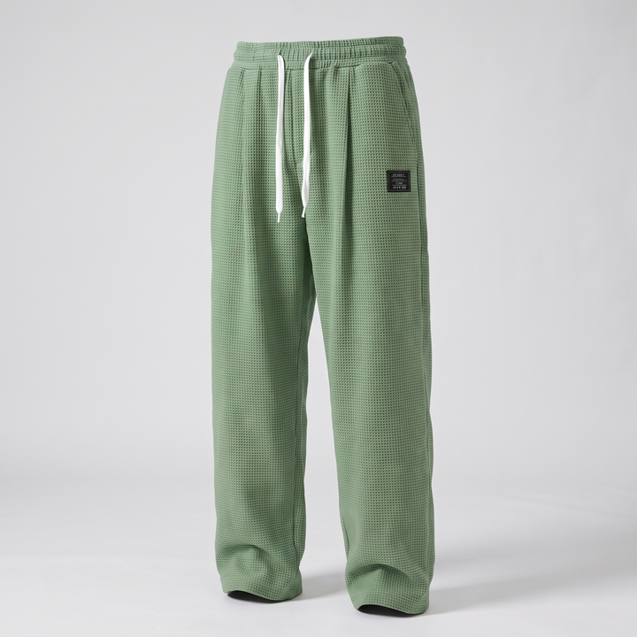 TEXTURED RELAXED FIT PANTS