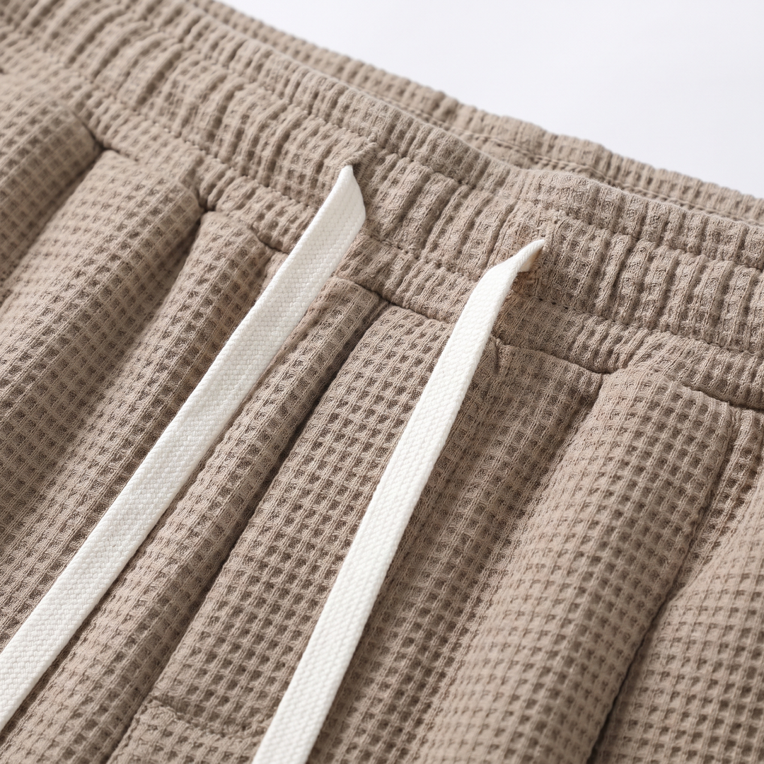 TEXTURED RELAXED FIT PANTS