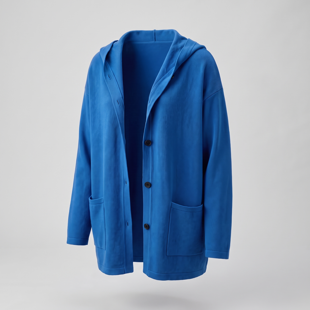 CLASSIC HOODED BUTTON COAT