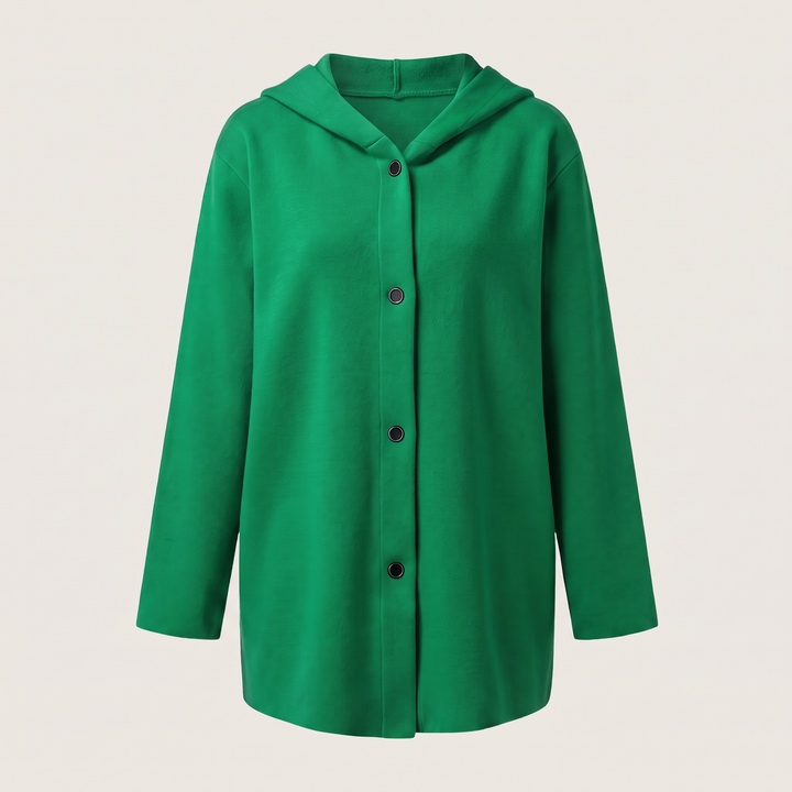 CLASSIC HOODED BUTTON COAT