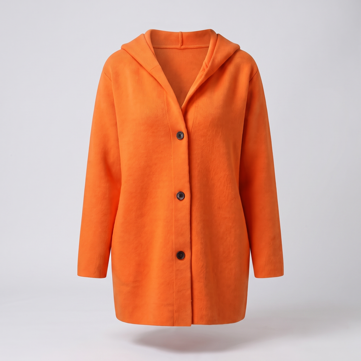 CLASSIC HOODED BUTTON COAT