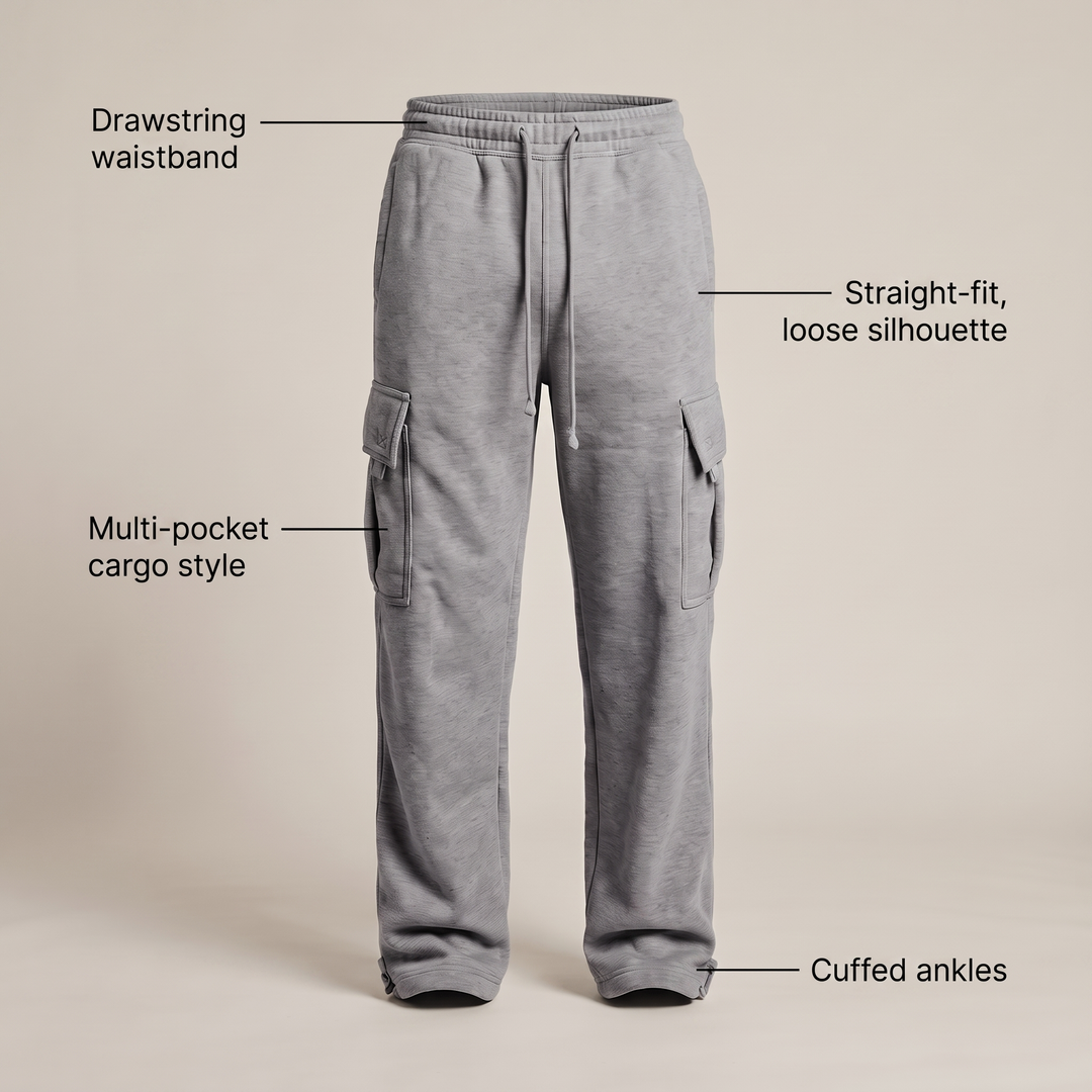 RELAXED MULTI POCKET JOGGER PANTS