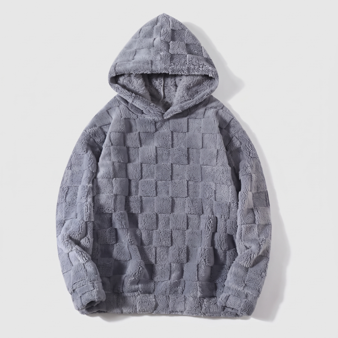COSY WAFFLE KNIT HOODIE