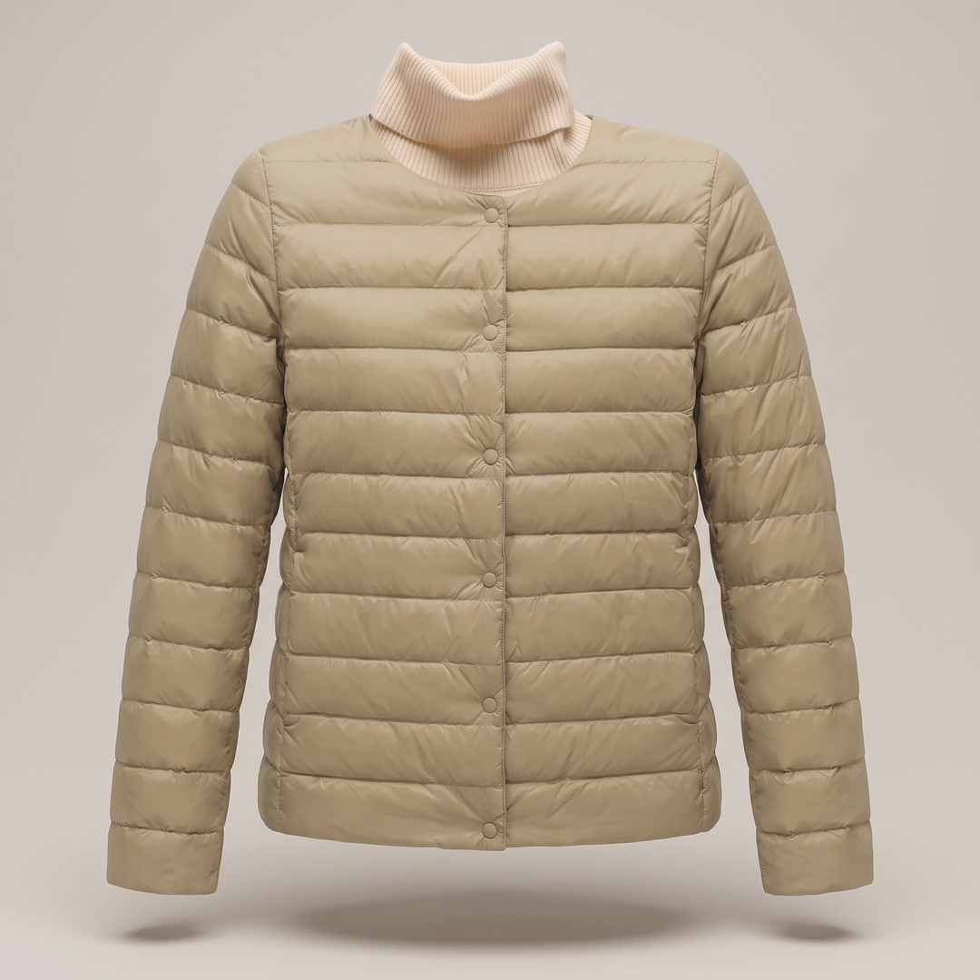 LIGHTWEIGHT QUILTED PUFFER JACKET