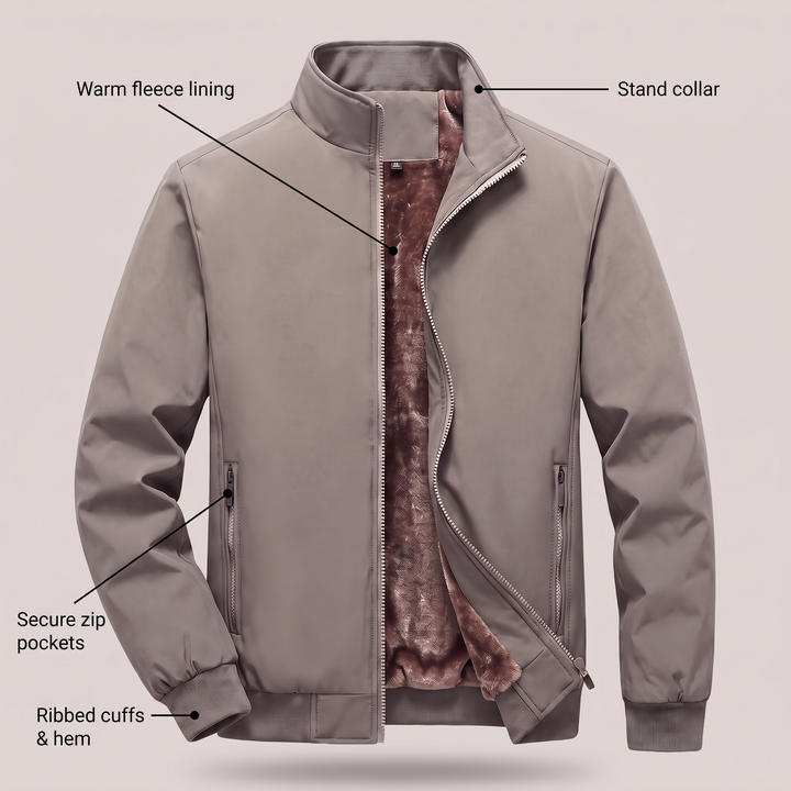 CLASSIC QUILTED BOMBER JACKET