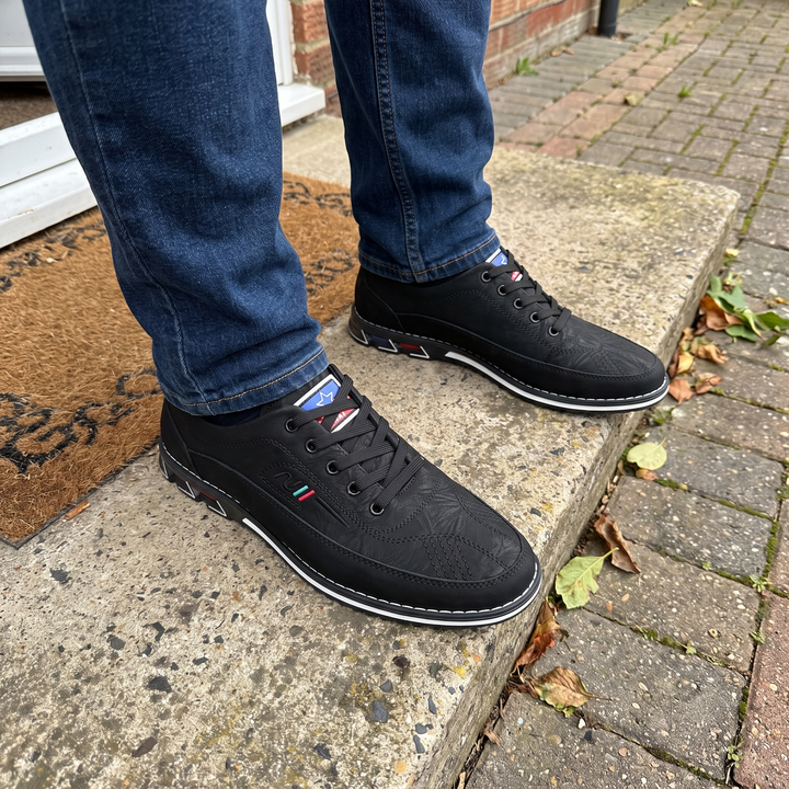 MODERN SUPPORT LEATHER SNEAKERS