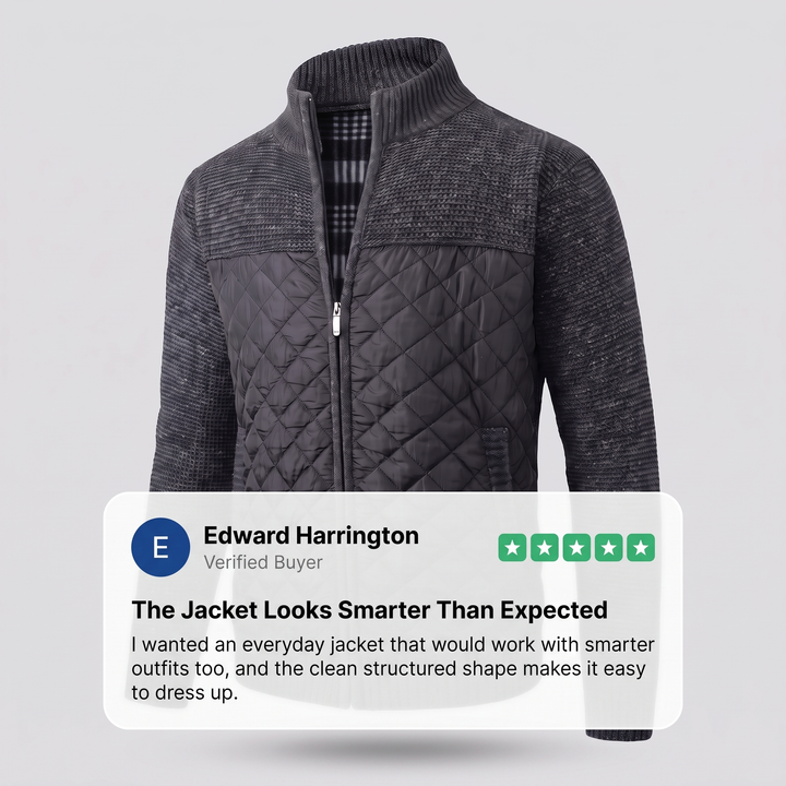 CLASSIC QUILTED KNIT JACKET