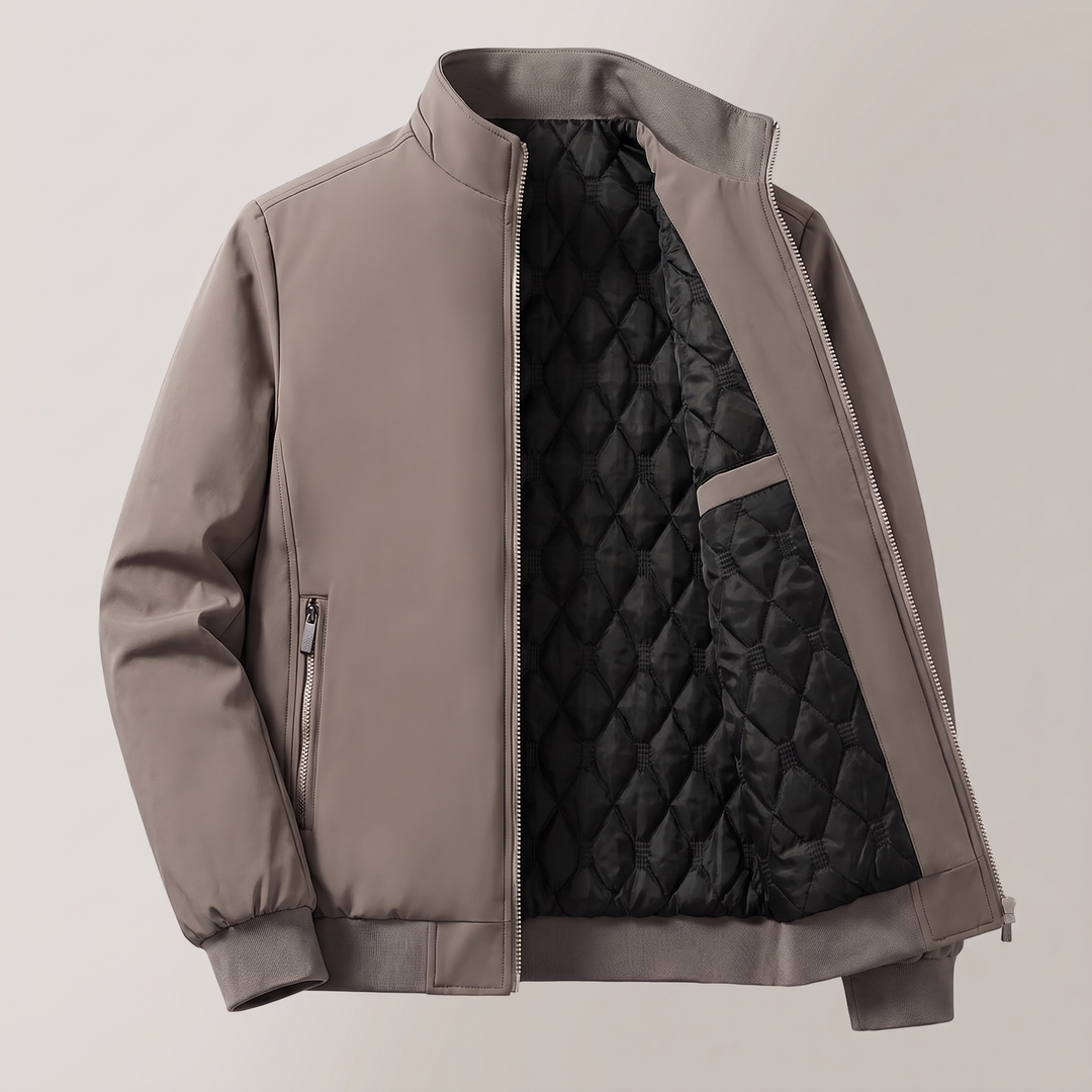 CLASSIC QUILTED BOMBER JACKET