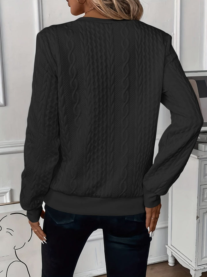 CEYRA CABLE ZIP SWEATER