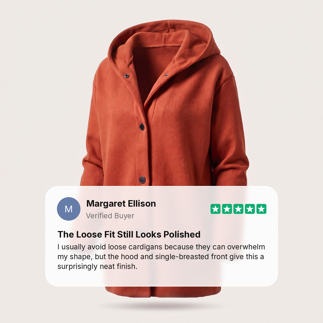 CLASSIC HOODED BUTTON COAT