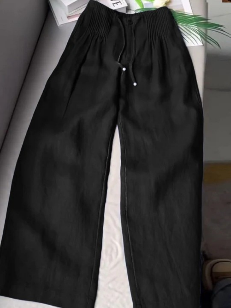 VELORIA RELAXED WIDE-LEG PANTS