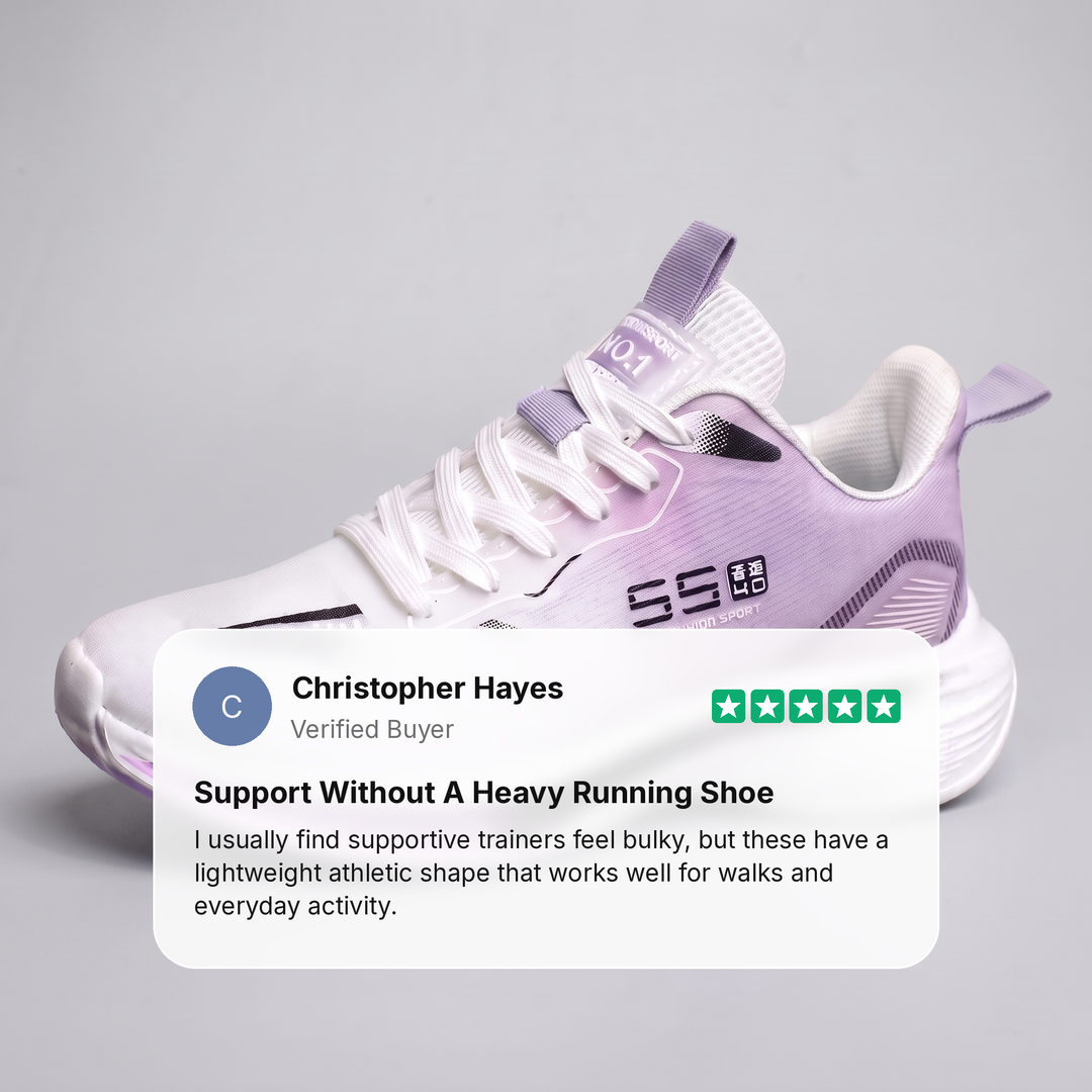 CUSHIONED PERFORMANCE SNEAKERS
