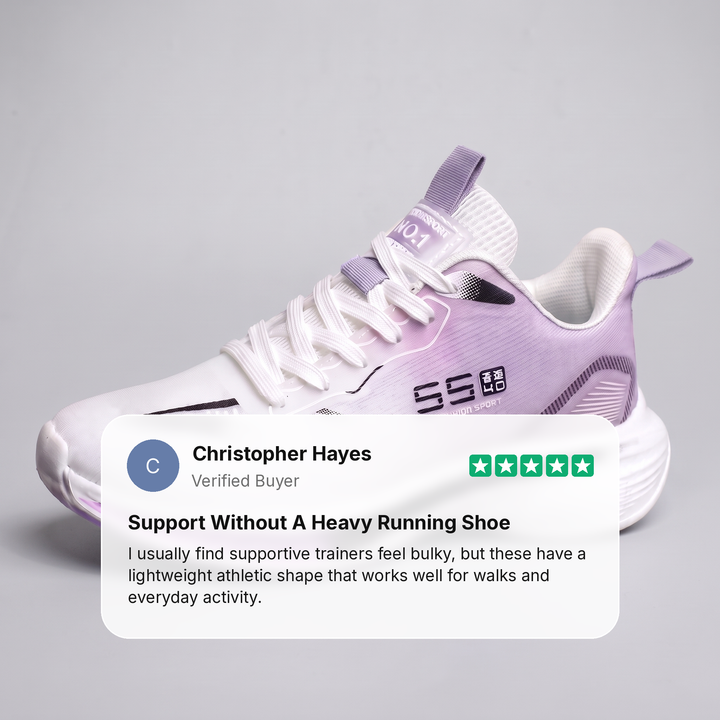 CUSHIONED PERFORMANCE SNEAKERS