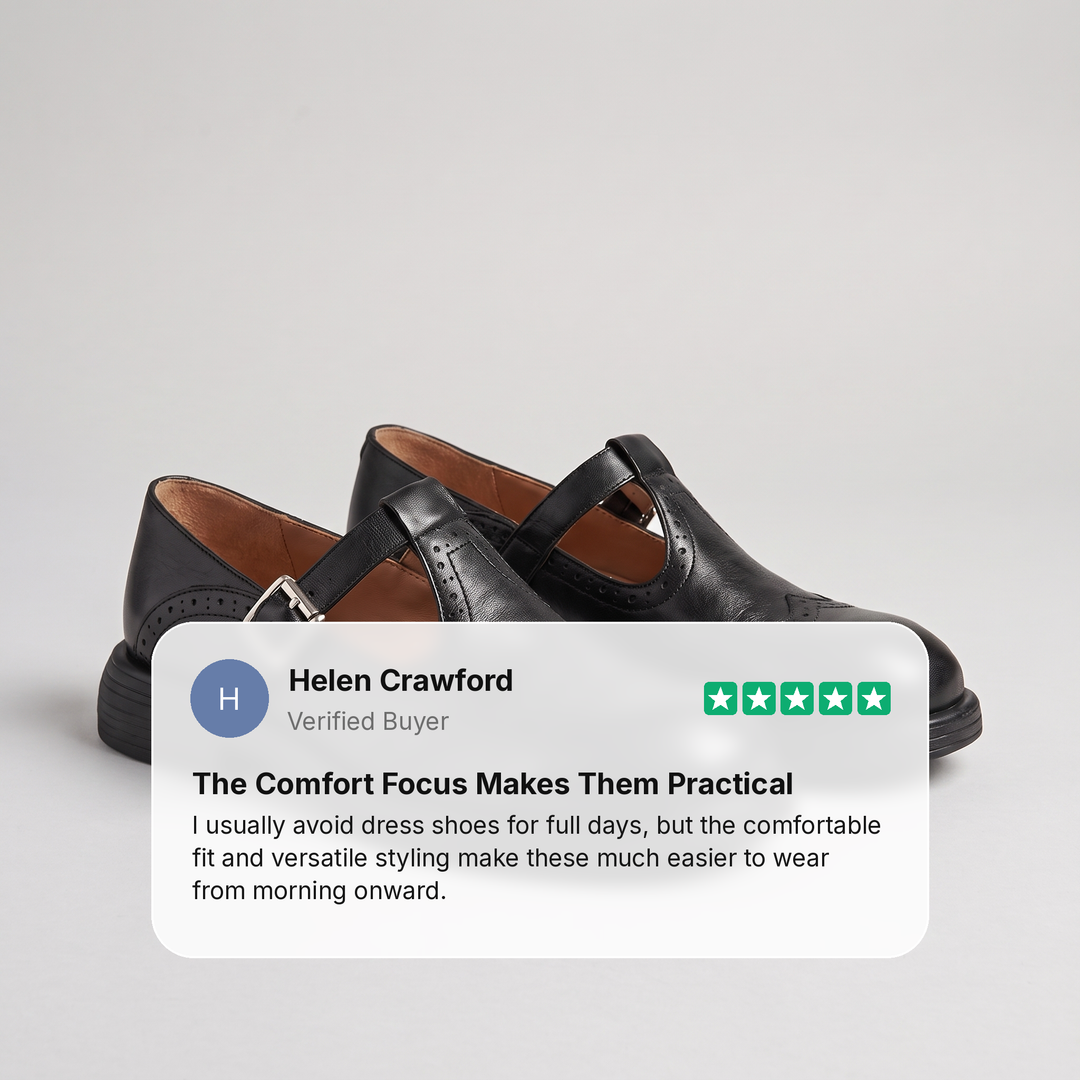 CLASSIC LEATHER BUCKLE LOAFERS